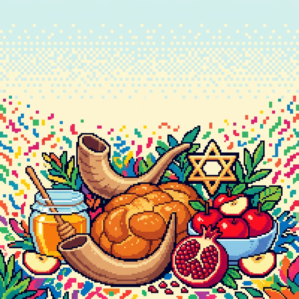 Rosh Hashanah New Year 8-Bit Classic preview
