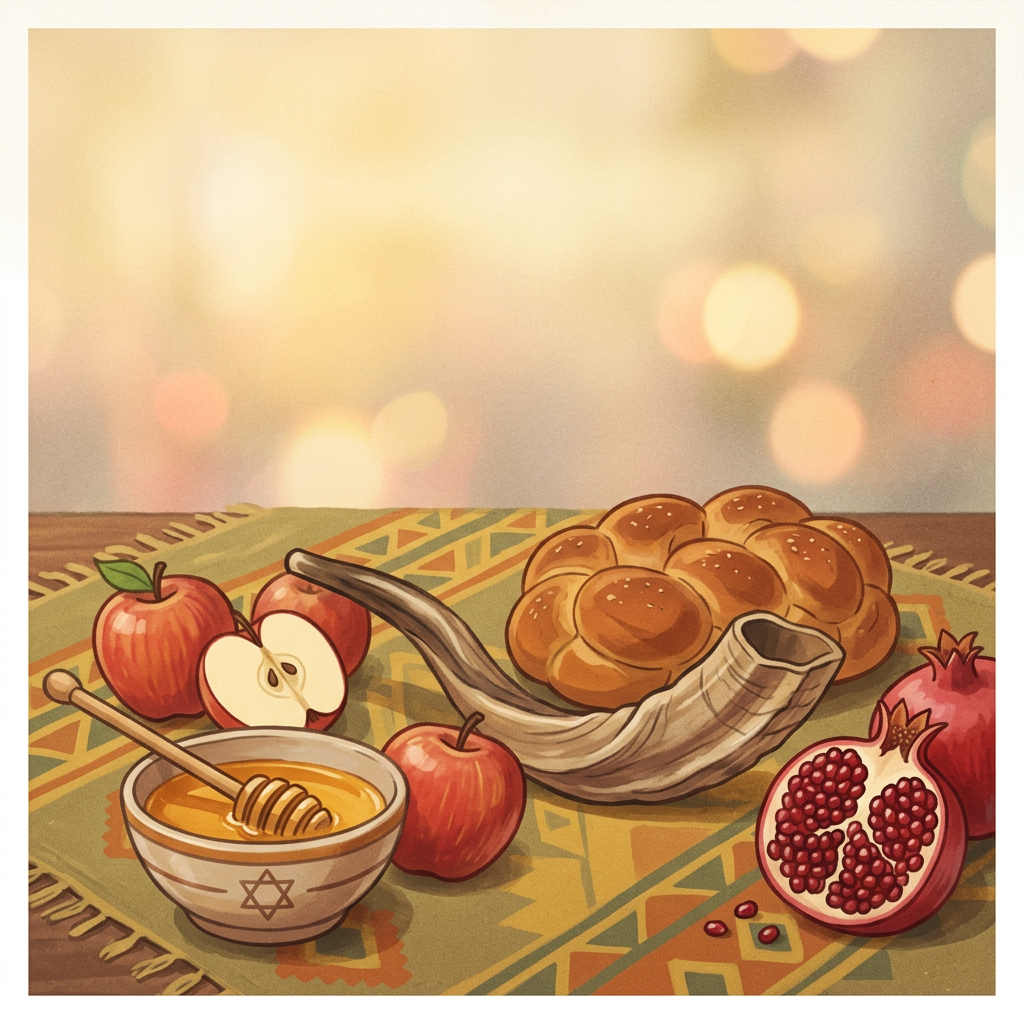 Rosh Hashanah New Year Polaroid preview