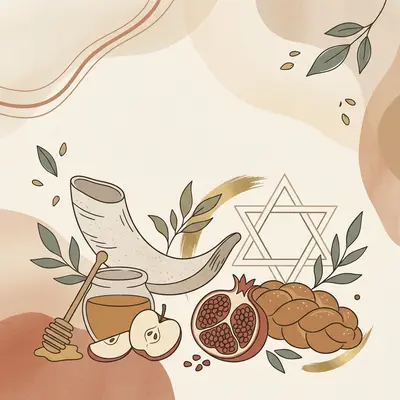 Rosh Hashanah New Year Japandi preview