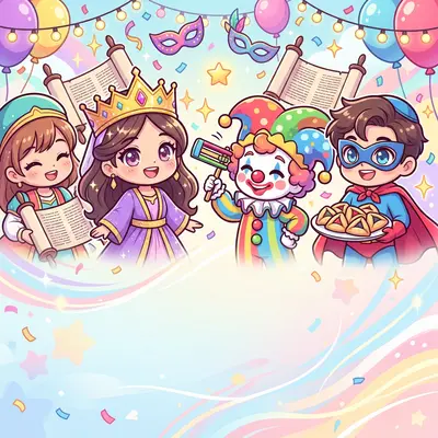 Purim Celebration Chibi preview
