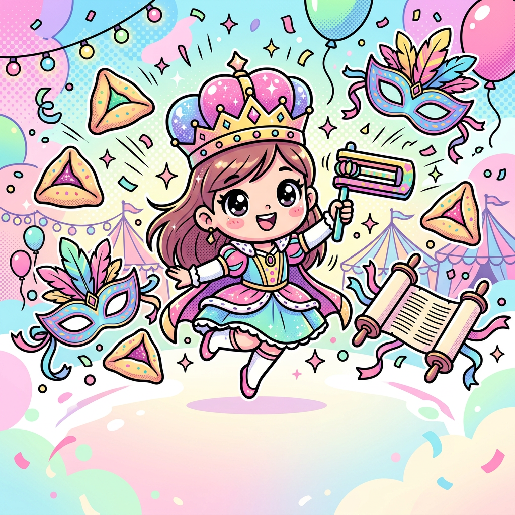 Purim Celebration Kawaii preview