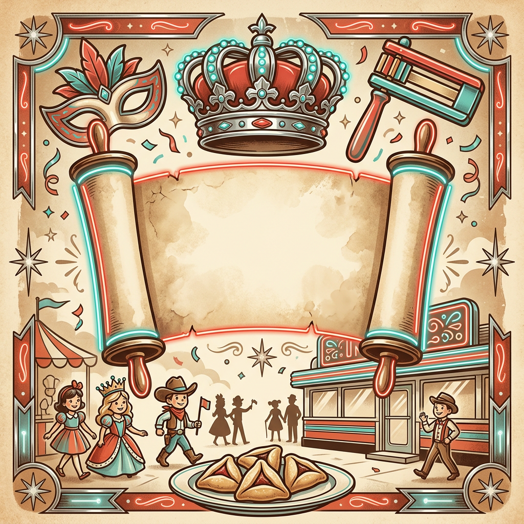 Purim Celebration Retro Diner preview
