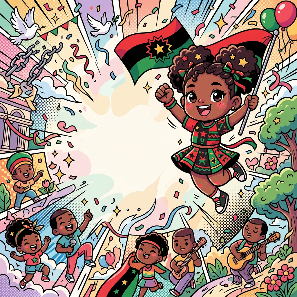 Juneteenth Freedom Kawaii preview