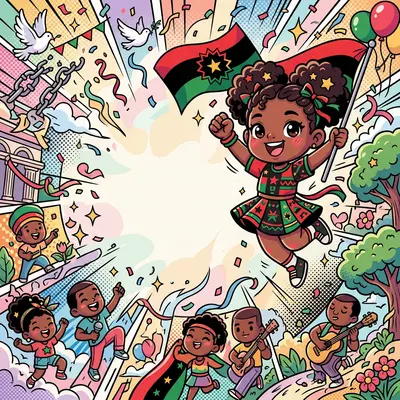 Juneteenth Freedom Kawaii preview