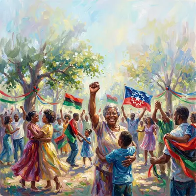 Juneteenth Freedom Impressionist preview