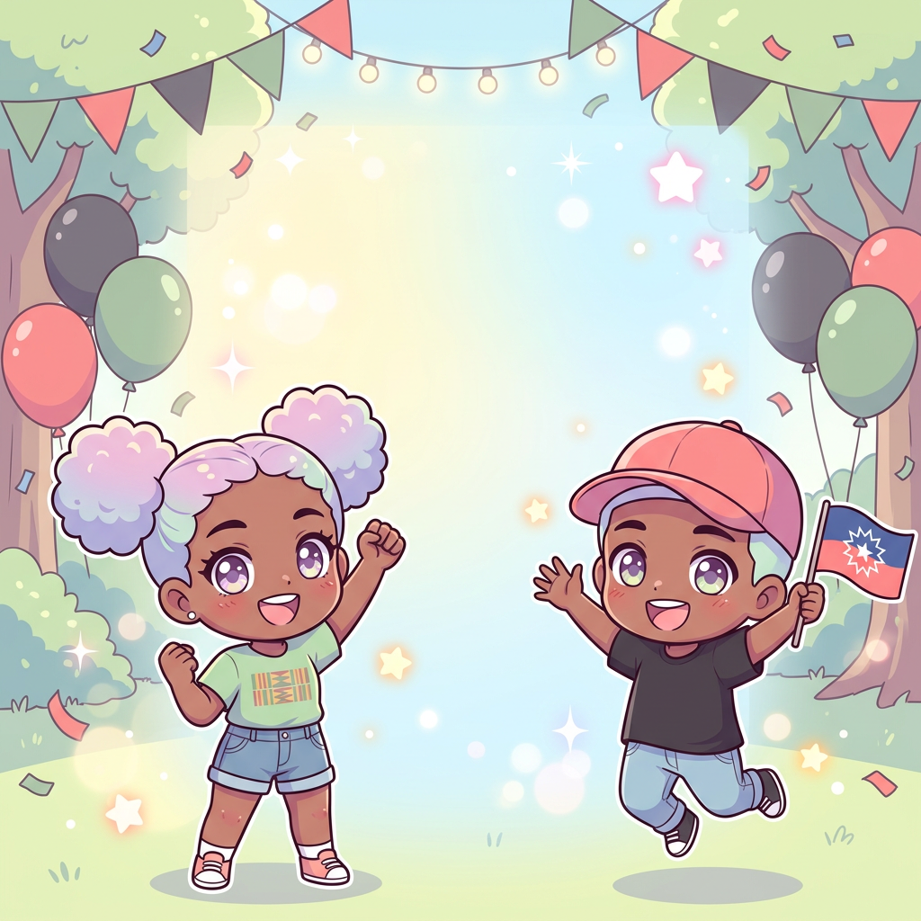 Juneteenth Freedom Chibi preview