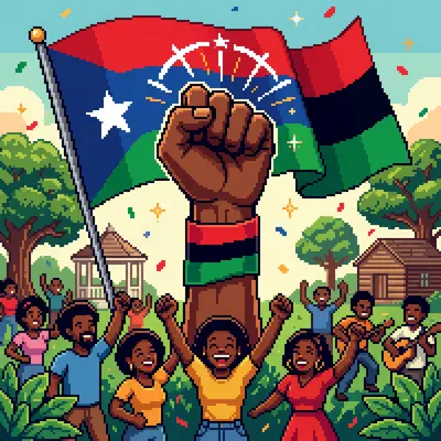 Juneteenth Freedom 8-Bit Classic preview