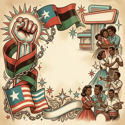 Juneteenth Freedom Retro Diner preview