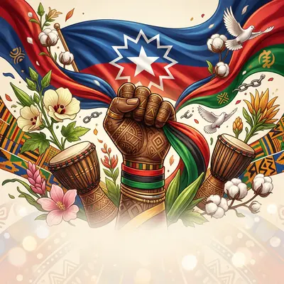 Juneteenth Freedom Macro Detail preview