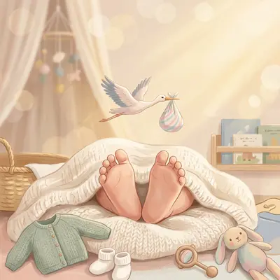 Birth Announcement Natural Light preview