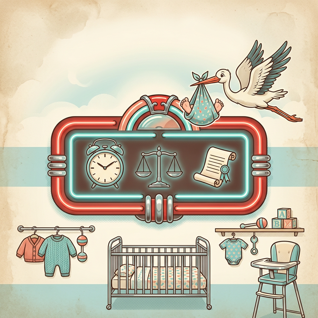 Birth Announcement Retro Diner preview