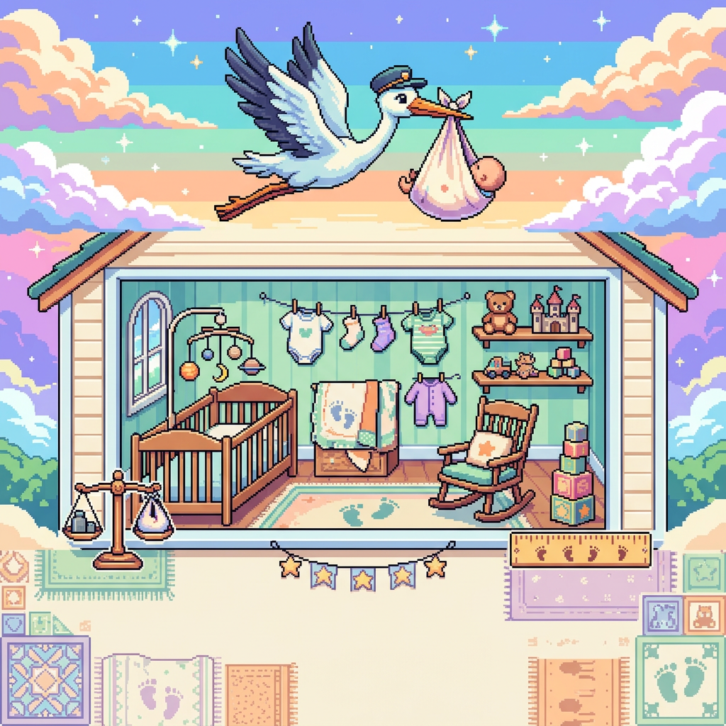 Birth Announcement 16-Bit preview