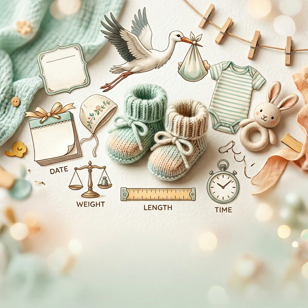 Birth Announcement Macro Detail preview