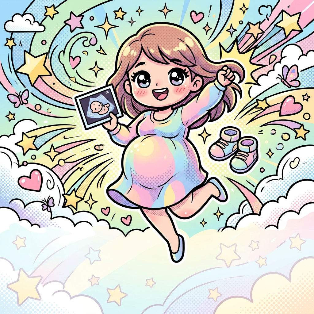 Pregnancy Announcement Kawaii