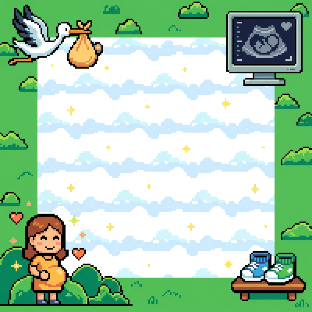 Pregnancy Announcement 8-Bit Classic preview
