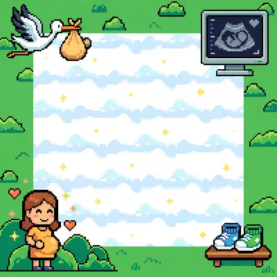 Pregnancy Announcement 8-Bit Classic preview