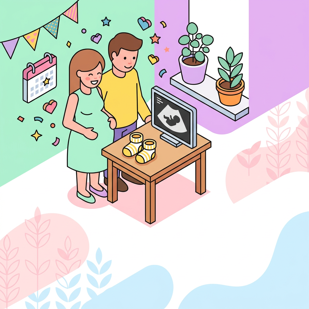 Pregnancy Announcement Isometric preview