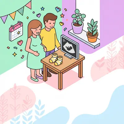 Pregnancy Announcement Isometric preview