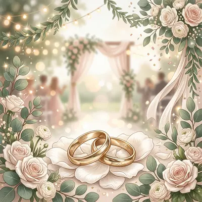 Wedding Announcement Studio Shot preview