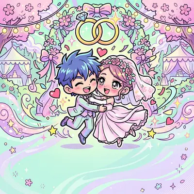 Wedding Announcement Kawaii preview