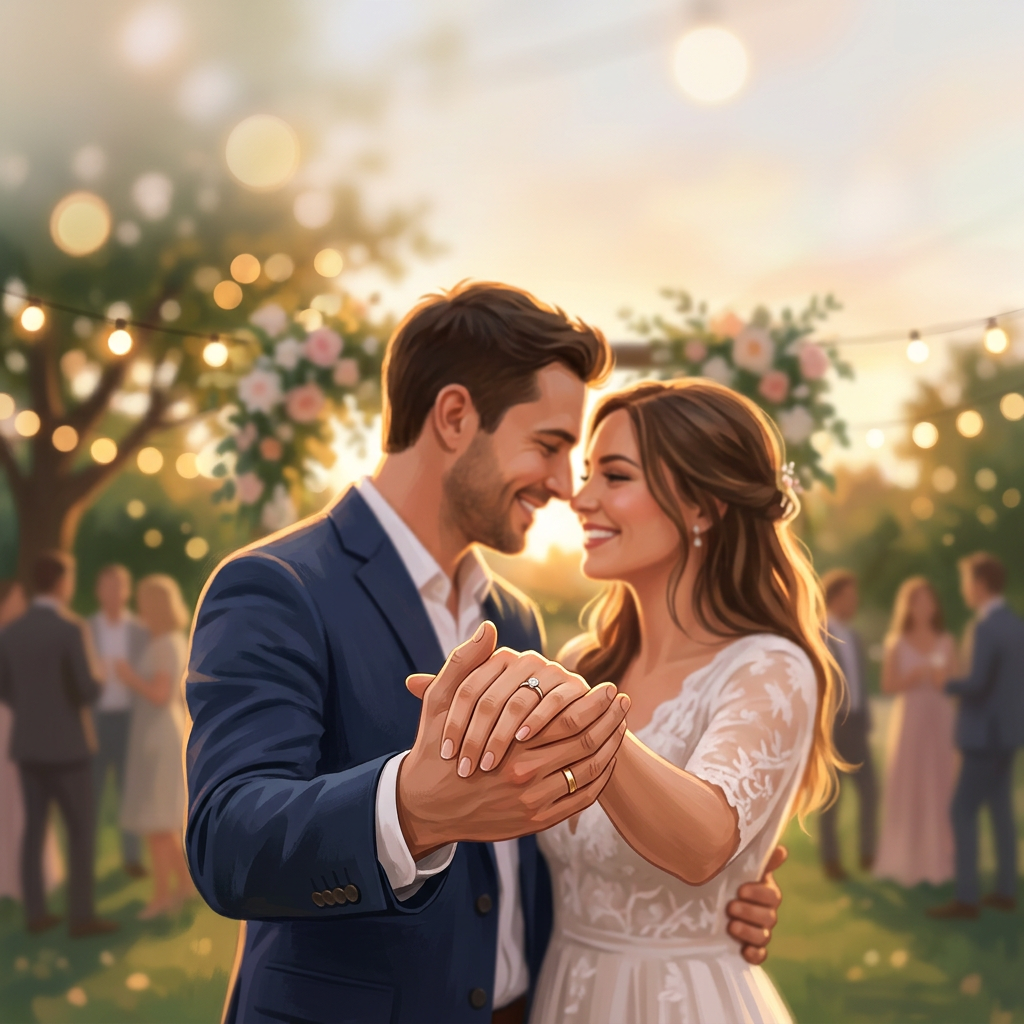 Wedding Announcement Natural Light preview