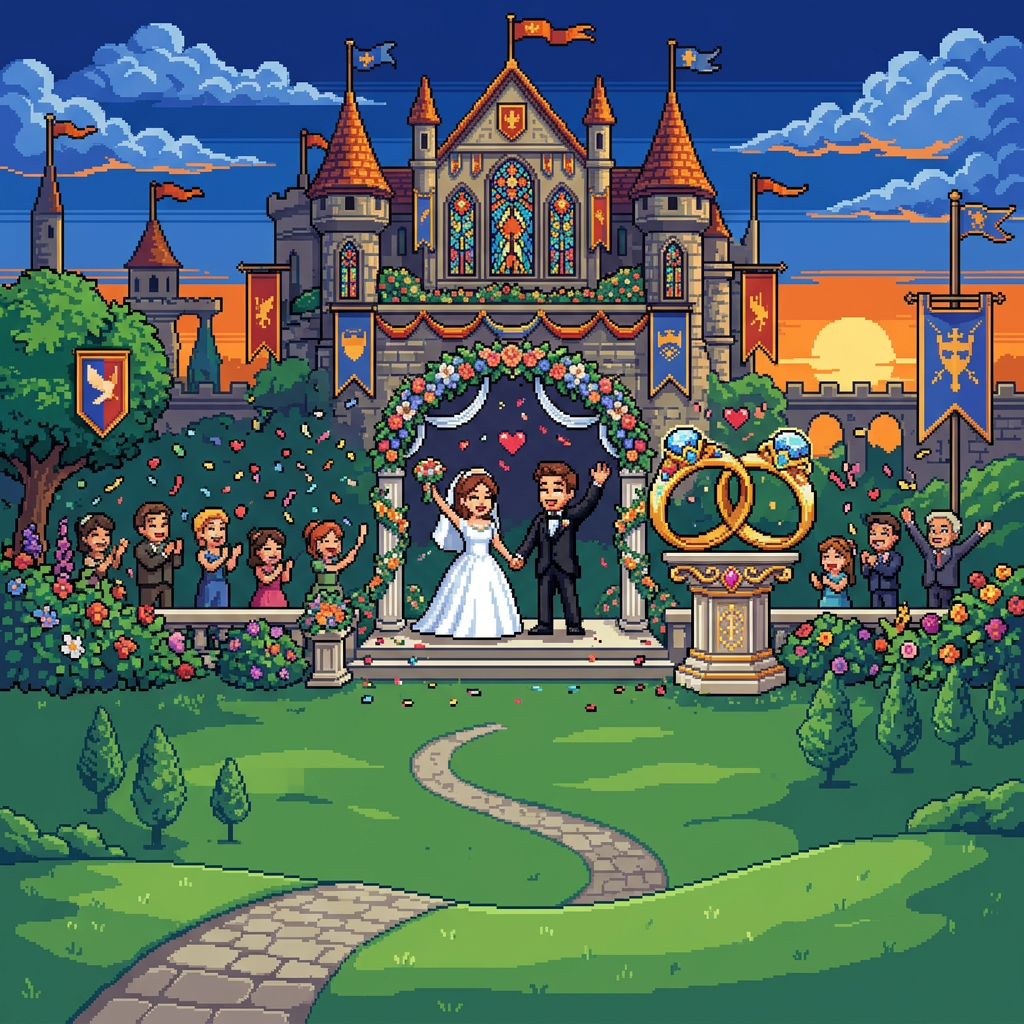 Wedding Announcement 16-Bit preview
