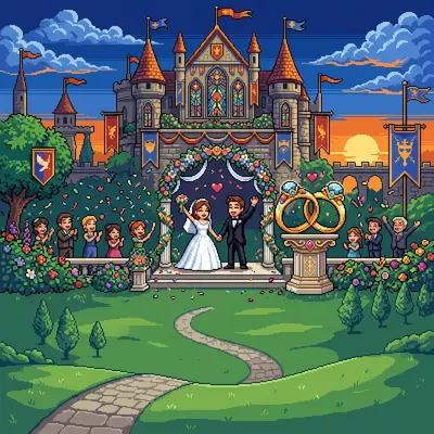Wedding Announcement 16-Bit preview