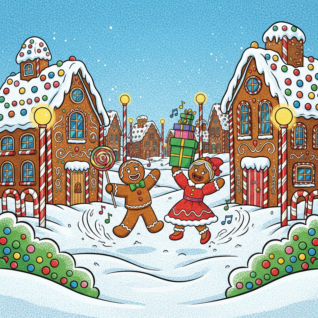 Gingerbread Village preview