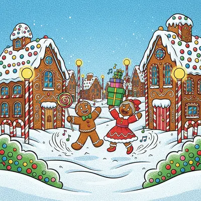 Gingerbread Village preview