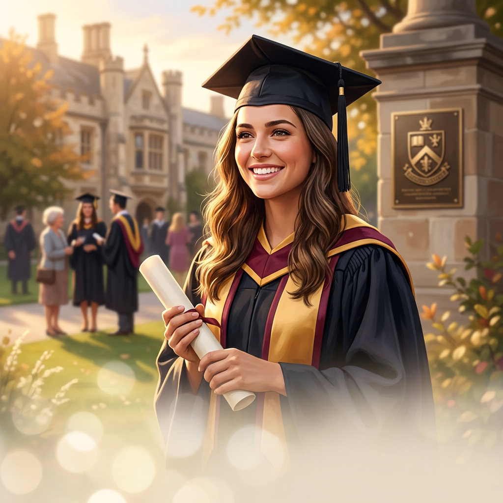 Graduation Announcement Natural Light