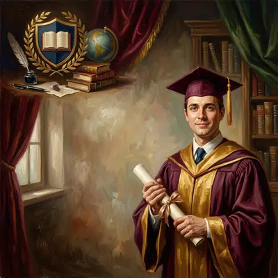 Graduation Announcement Classical preview