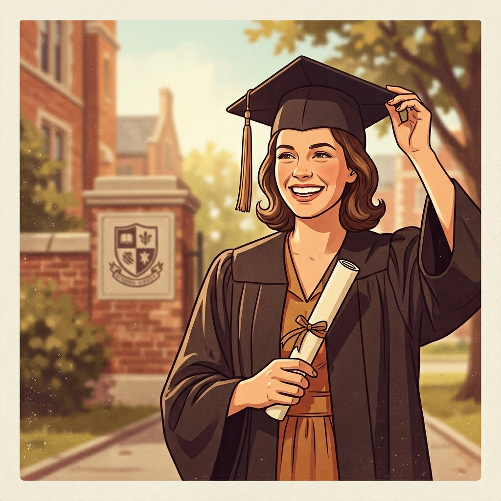 Graduation Announcement Polaroid preview