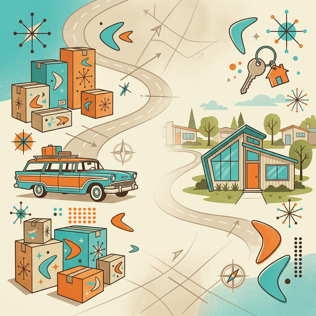 Moving Announcement Mid-Century preview