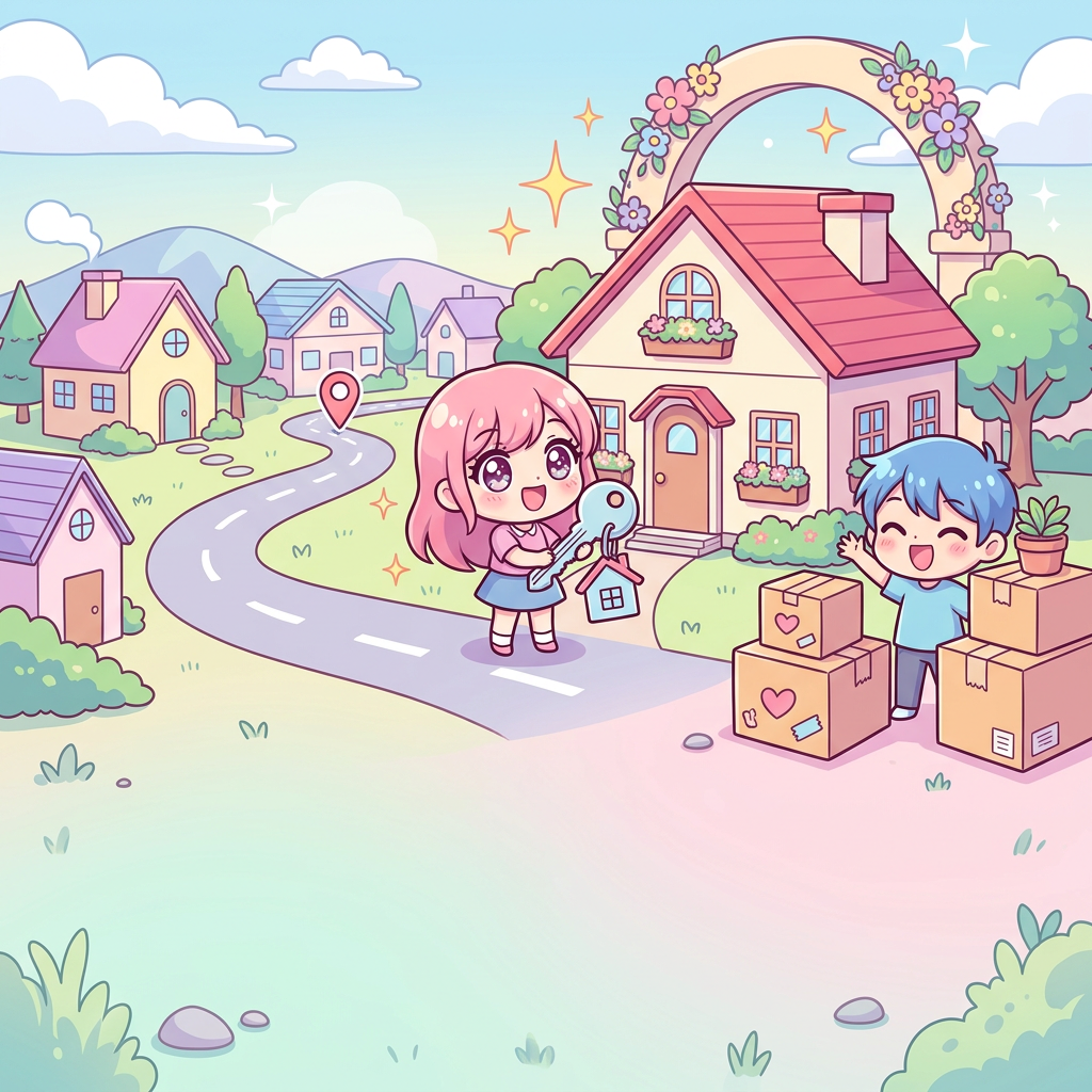 Moving Announcement Chibi preview