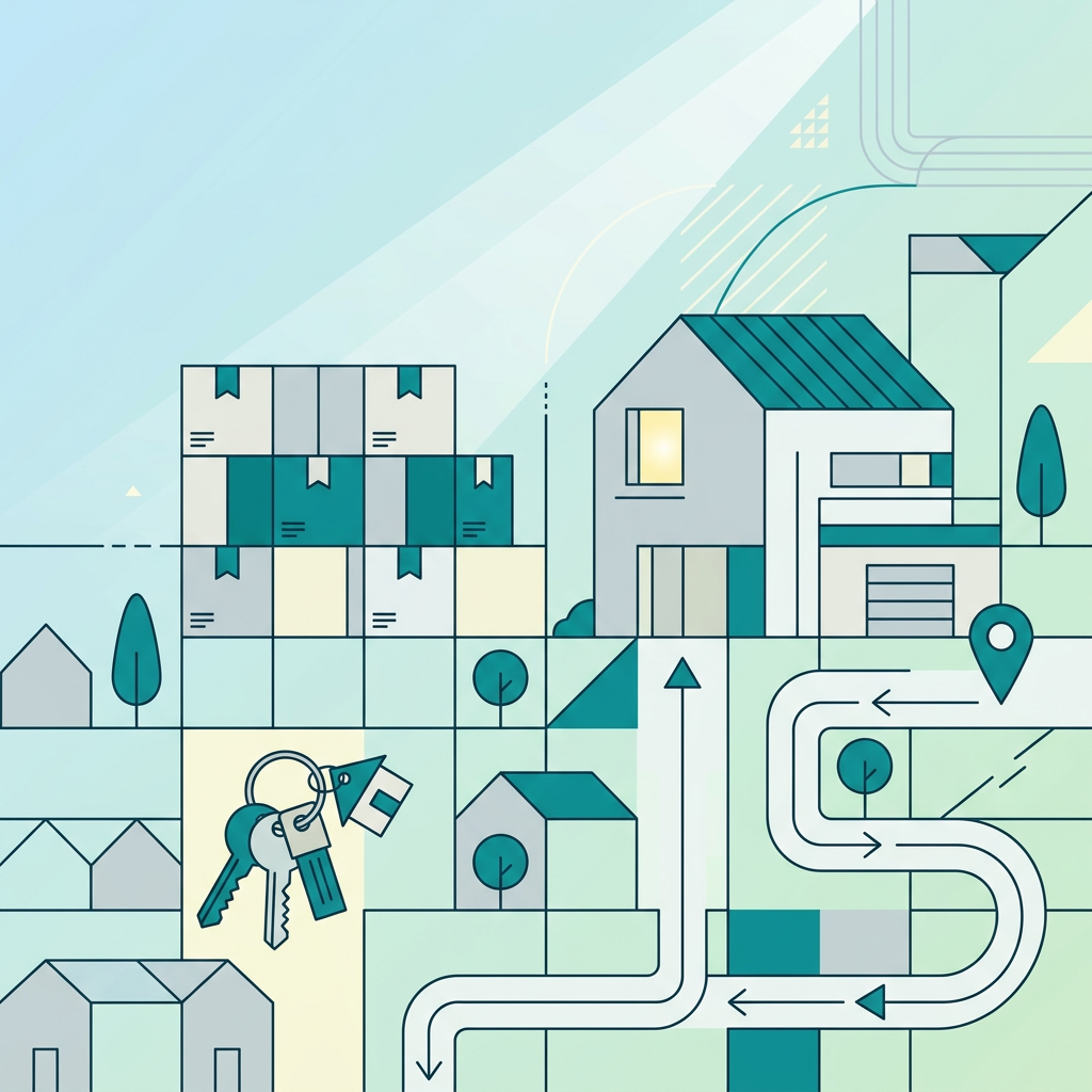 Moving Announcement Clean Lines preview