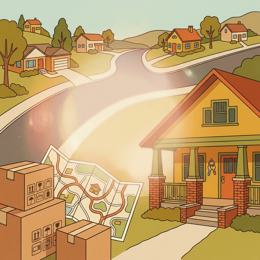 Moving Announcement Polaroid preview