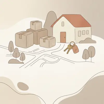 Moving Announcement Japandi preview