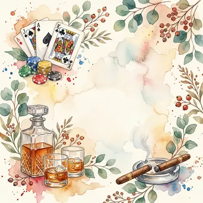 Bachelor Party Watercolor Garden preview