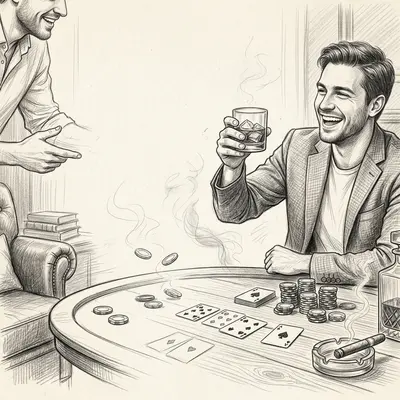 Bachelor Party Pencil Drawing preview