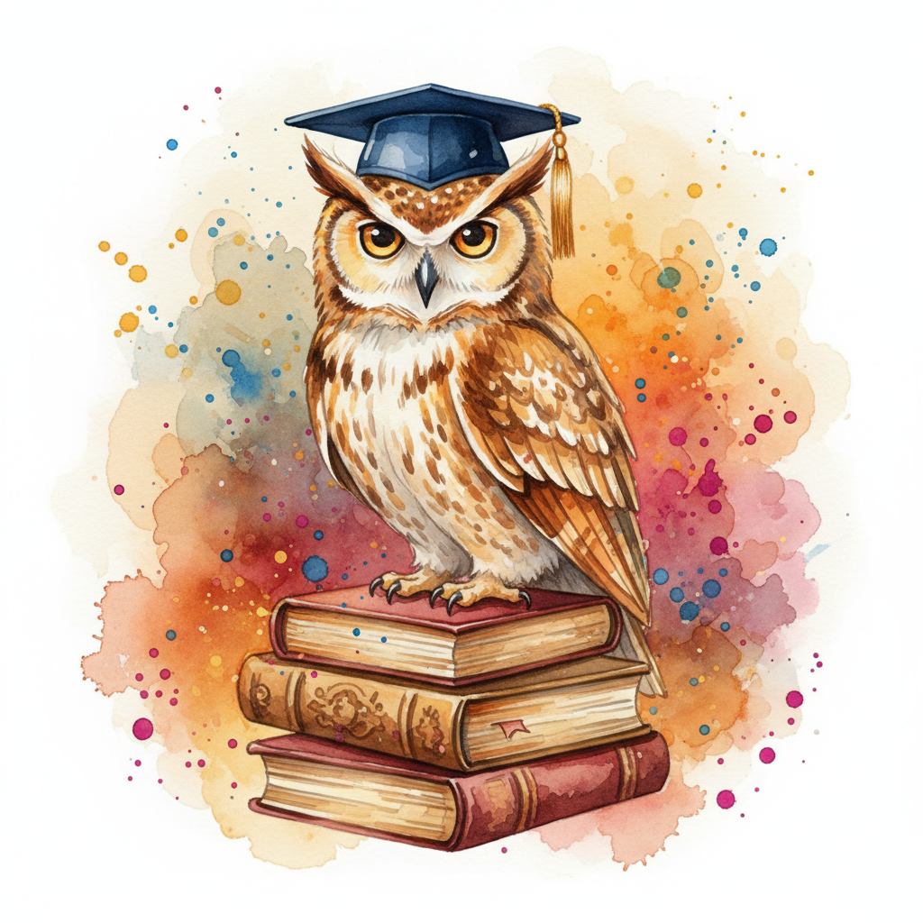 Scholarly Owl Graduate preview