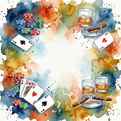 Bachelor Party Watercolor Whimsy preview