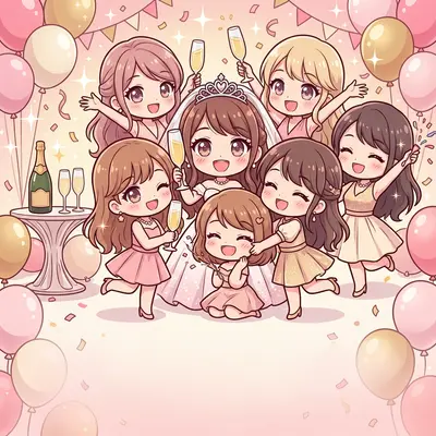 Bachelorette Party Chibi preview