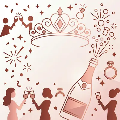 Bachelorette Party Clean Lines preview