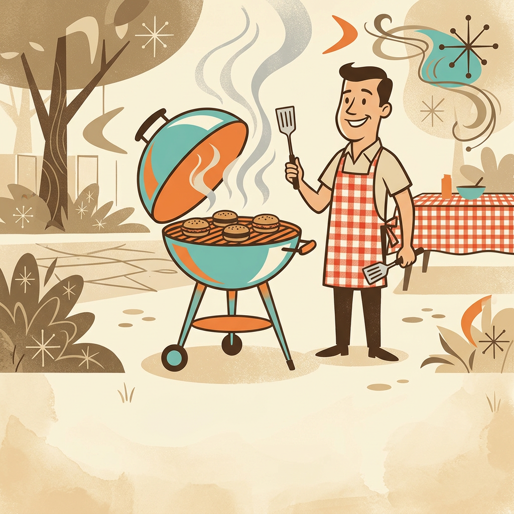 Bbq Cookout Mid-Century preview