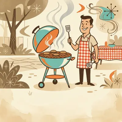 Bbq Cookout Mid-Century preview
