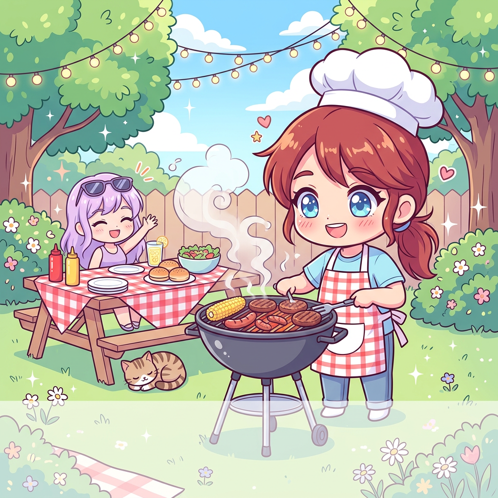 Bbq Cookout Chibi preview