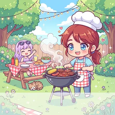 Bbq Cookout Chibi preview