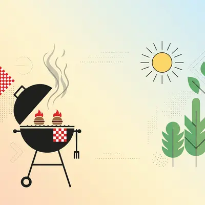 Bbq Cookout Clean Lines preview