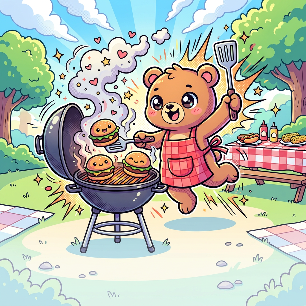 Bbq Cookout Kawaii preview