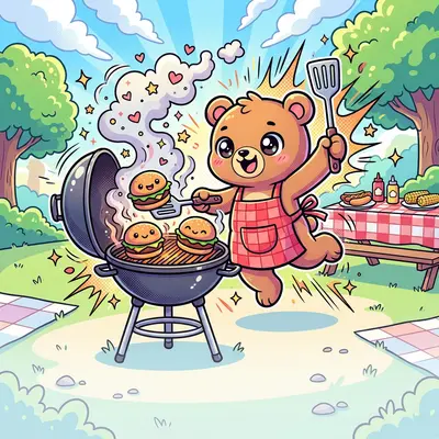 Bbq Cookout Kawaii preview
